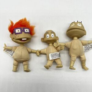 Rugrats Mattel Nickelodeon Figures Chucky Tommy & Dil 4.5" Doll Set Vintage 1997